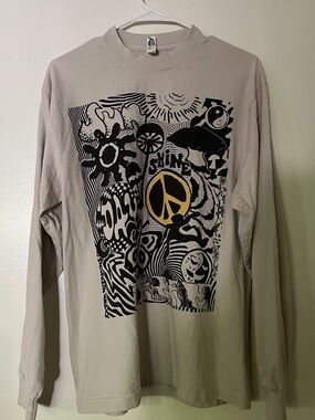 Extra vitamgns Long Sleeve Tee with Black Graphic